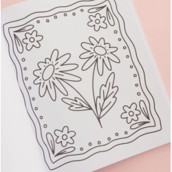 Livre de coloriage Arcs et Fleurs