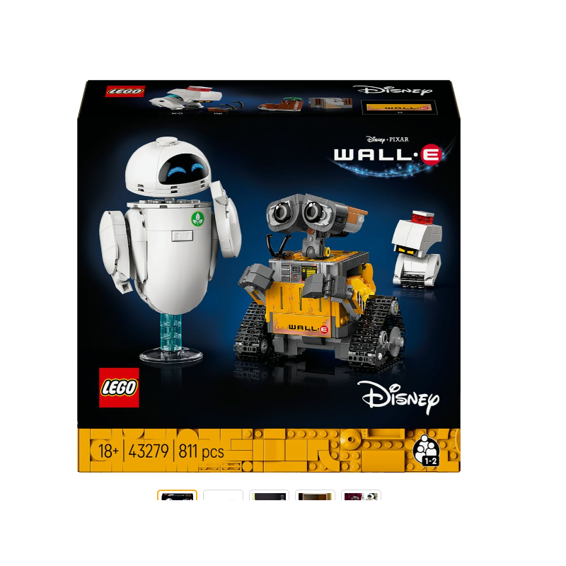 LEGO Disney Pixar 43279 Wall-E et Eve