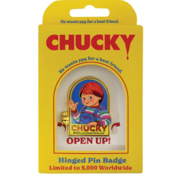 CHUCKY - Pin's Edition limitée. Taille : 4.5 x 3.5 cm