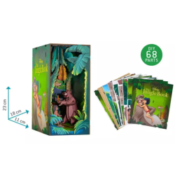 DISNEY -Le Livre de la Jungle -Serre-livres Lumineux à assembler 23 cm