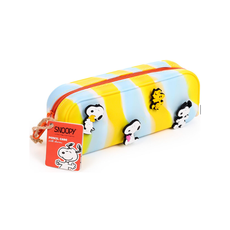SNOOPY - Trousse : Peanuts Snoopy et Woodstock - 6.5 x19 x 4.5cm