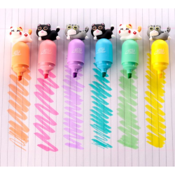 Blind Box Surligneur avec Embout - Chat Mignon