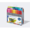 Lot de 120 feutres à eau double pointe Staedtler Couleurs assorties - Design Journey