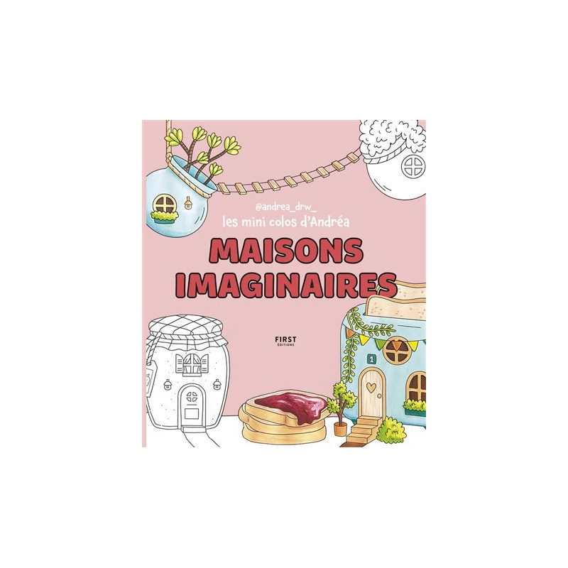 Coloriage Les Mini Colos d'Andréa - Maisons imaginaires