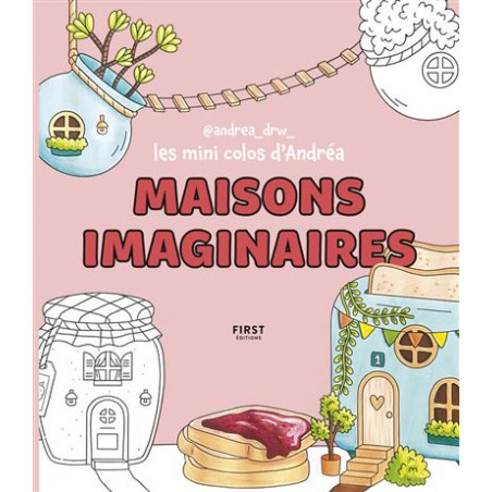 Coloriage Les Mini Colos d'Andréa - Maisons imaginaires