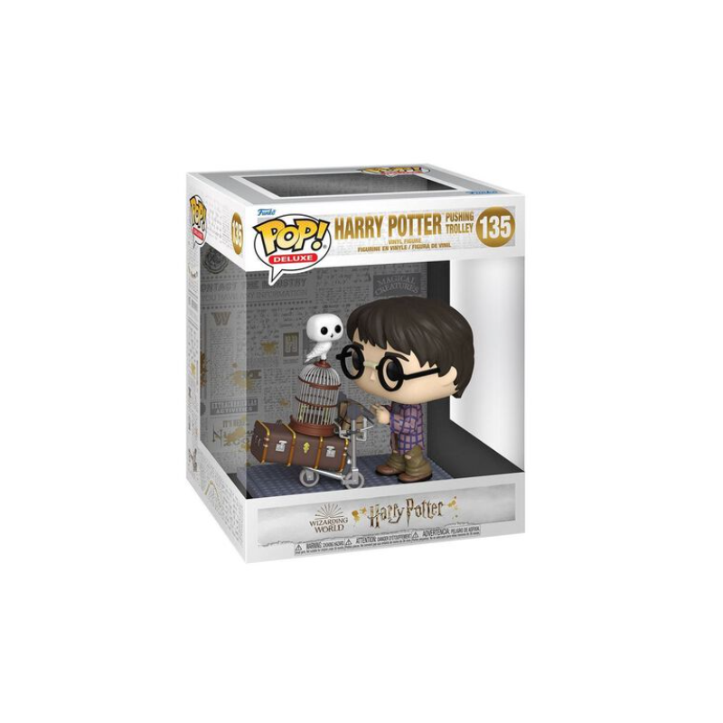 Figurine Funko Pop Harry Pushing Trolley N°135 - Harry Potter