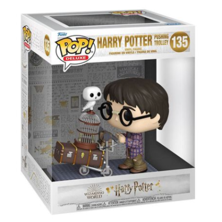 Figurine Funko Pop Harry Pushing Trolley N°135 - Harry Potter