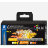 Sets de 6 feutres pigment brush pen 371 Staedtler Yellow & Oranges