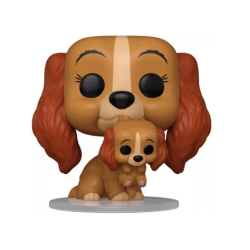 Figurine Funko Pop Lady avec Chiot N° 1553 - Disney La Belle & Le Clochard