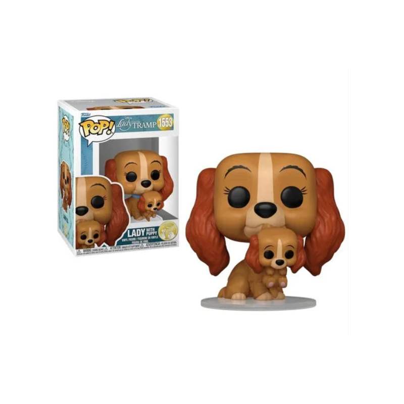 Figurine Funko Pop Lady avec Chiot N° 1553 - Disney La Belle & Le Clochard