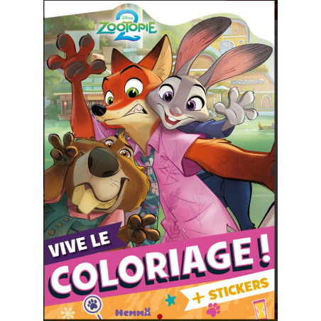 Disney Zootopie 2 - Vive le coloriage ! - + Stickers offerts