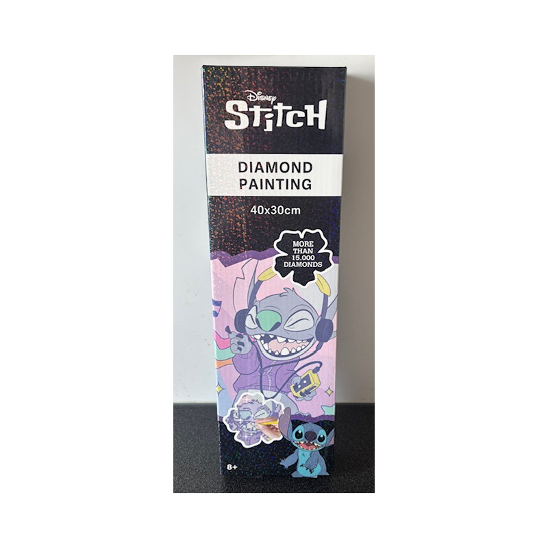Kit de Diamond Painting Stitch musique - Disney