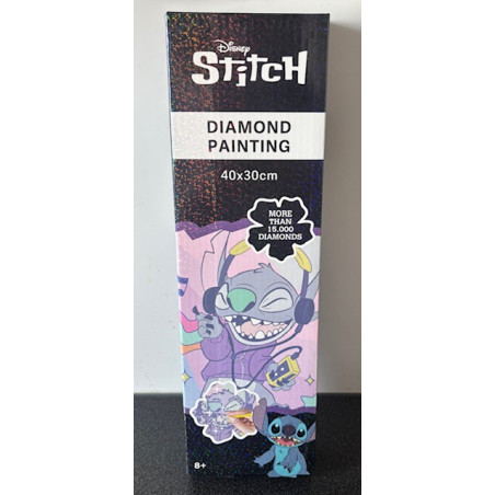 Kit de Diamond Painting Stitch musique - Disney