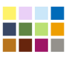 Sets de 12 feutres pigment brush pen Staedtler NATURE COLOURS