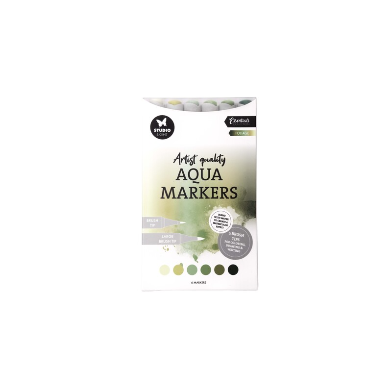 SET DE FEUTRES A EAU STUDIO LIGHT FOLIAGE