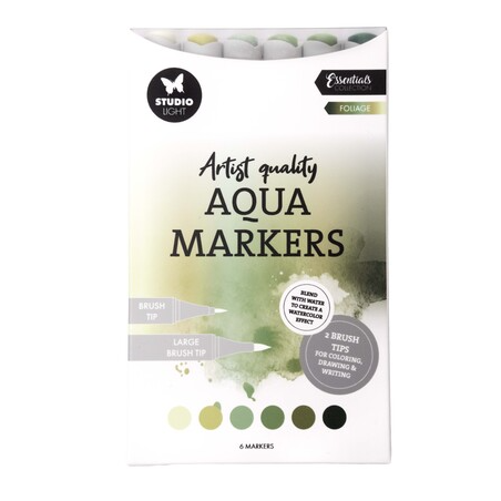 SET DE FEUTRES A EAU STUDIO LIGHT FOLIAGE