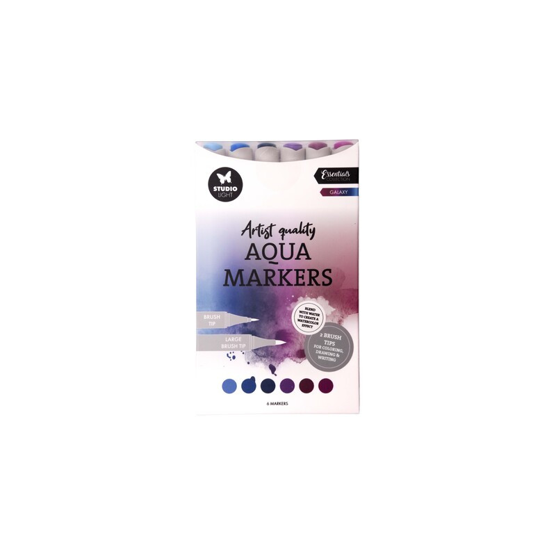 SET DE FEUTRES A EAU STUDIO LIGHT GALAXY