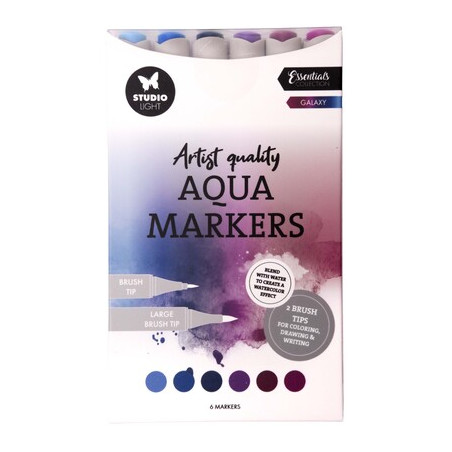 SET DE FEUTRES A EAU STUDIO LIGHT GALAXY