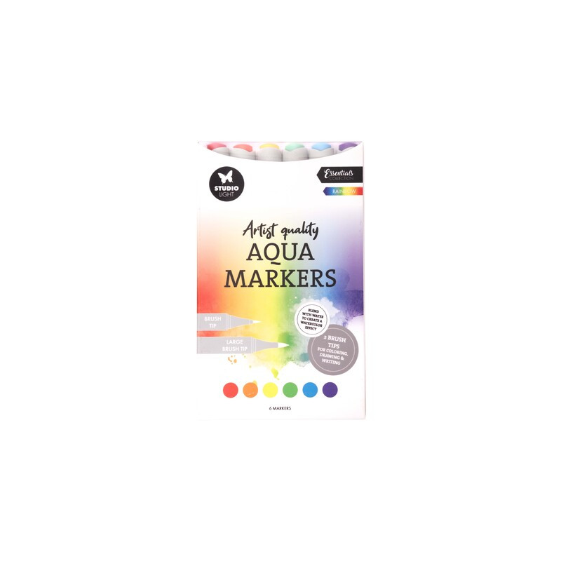 SET DE FEUTRES A EAU STUDIO LIGHT RAINBOW