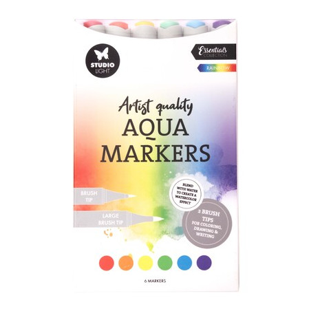 SET DE FEUTRES A EAU STUDIO LIGHT RAINBOW