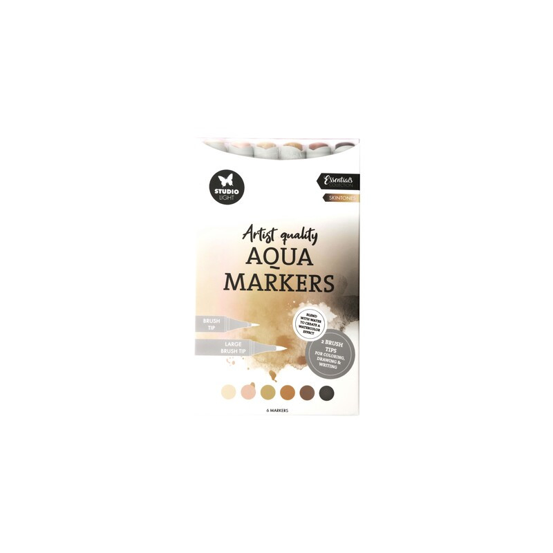 SET DE FEUTRES A EAU STUDIO LIGHT SKINTONES