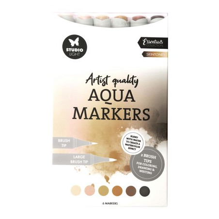 SET DE FEUTRES A EAU STUDIO LIGHT SKINTONES