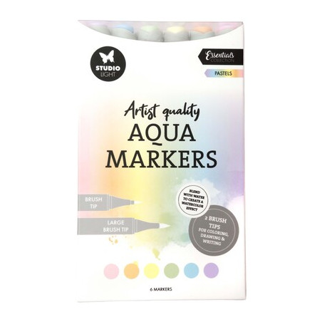 SET DE FEUTRES A EAU STUDIO LIGHT PASTELS