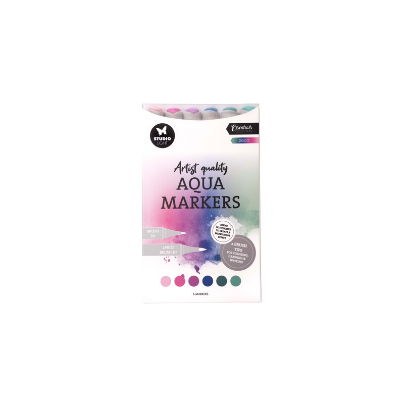 SET DE FEUTRES A EAU STUDIO LIGHT DISCO