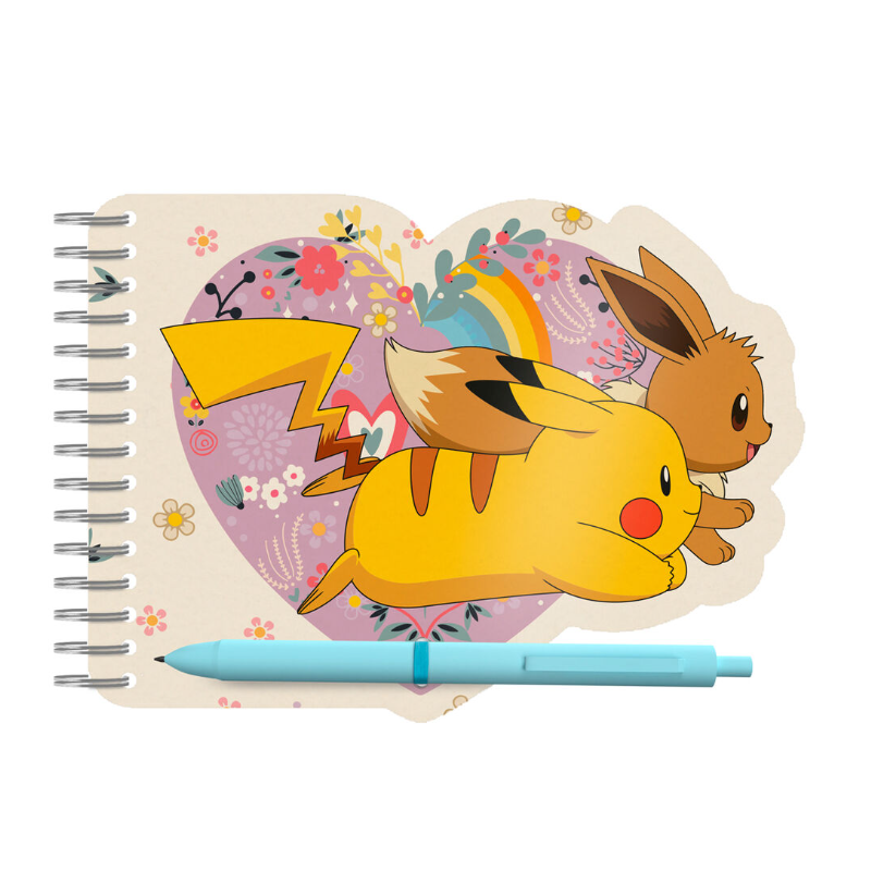 Pack Notebook + Stylo-Bille POKEMON - Collection Flower