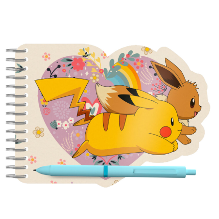 Pack Notebook + Stylo-Bille POKEMON - Collection Flower
