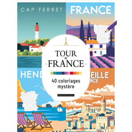 Coloriage Tour de France - 40 Coloriages Mystère