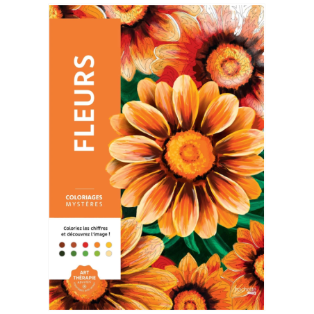 Coloriages mystères - Fleurs