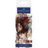 PACK  6 FEUTRE DOUBLE POINTE A EAU FABER-CASTELL PORTRAIT