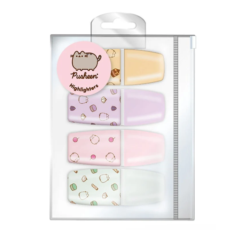 Surligneurs X 4 Pusheen