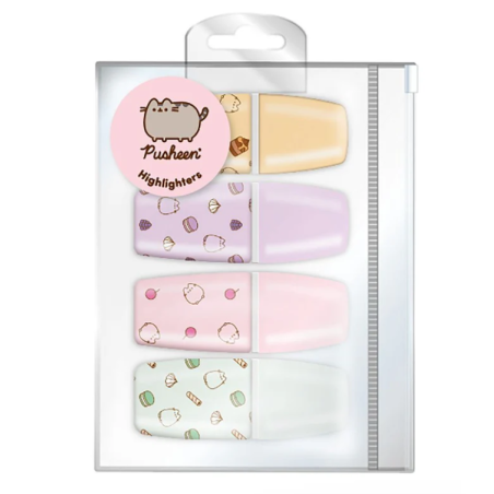 Surligneurs X 4 Pusheen