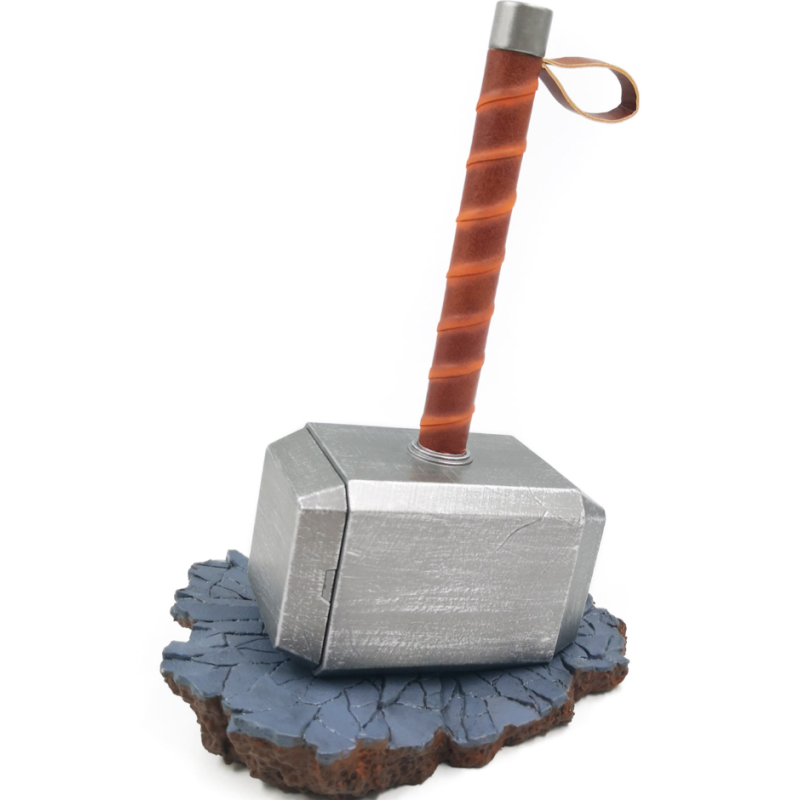 Set Stylo-bille avec son Socle 3D THOR - Marteau - Marvel