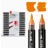 PACK DOUBLE POINTE BRUSH FEUTRE ACRYLIQUE ESSENTIEL KINGART