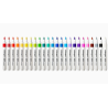 SET PACK FEUTRE ACRYLIQUE POINTE BRUSH 24 couleurs classiques KINGART