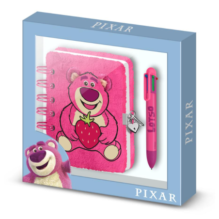 Journal Intime + stylo 6 Couleurs Lotso Fluffy - Toy Story - Disney