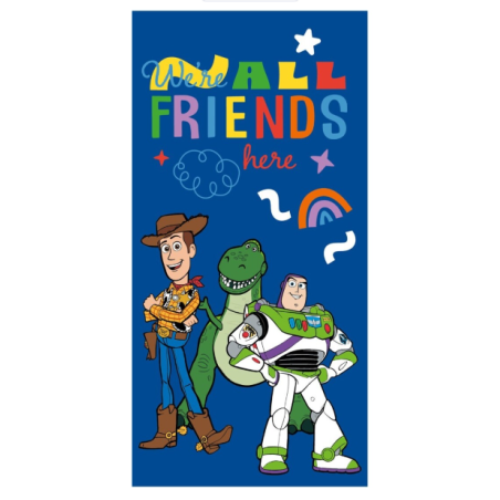 TOY STORY - We 're all friends here - Serviette de Plage 70x140cm