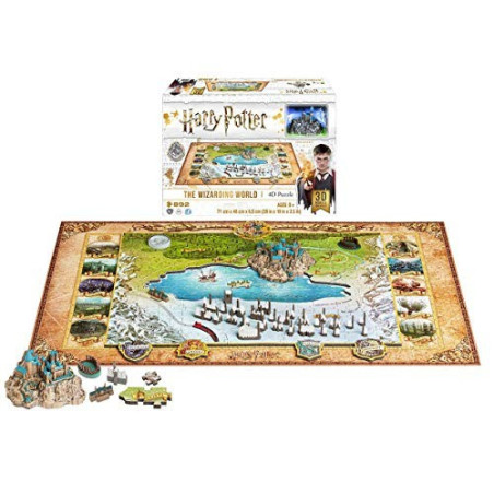 Puzzle 4D de Poudlard et ses alentours