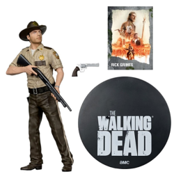 The Walking Dead - Figurine de Rick Grimes : Taille 1/8ème