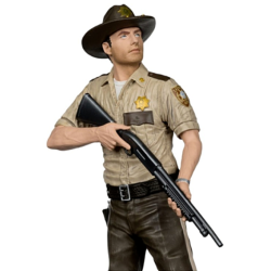 The Walking Dead - Figurine de Rick Grimes : Taille 1/8ème