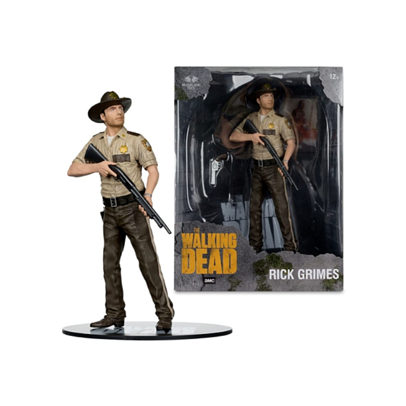 The Walking Dead - Figurine de Rick Grimes : Taille 1/8ème