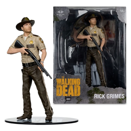 The Walking Dead - Figurine de Rick Grimes : Taille 1/8ème