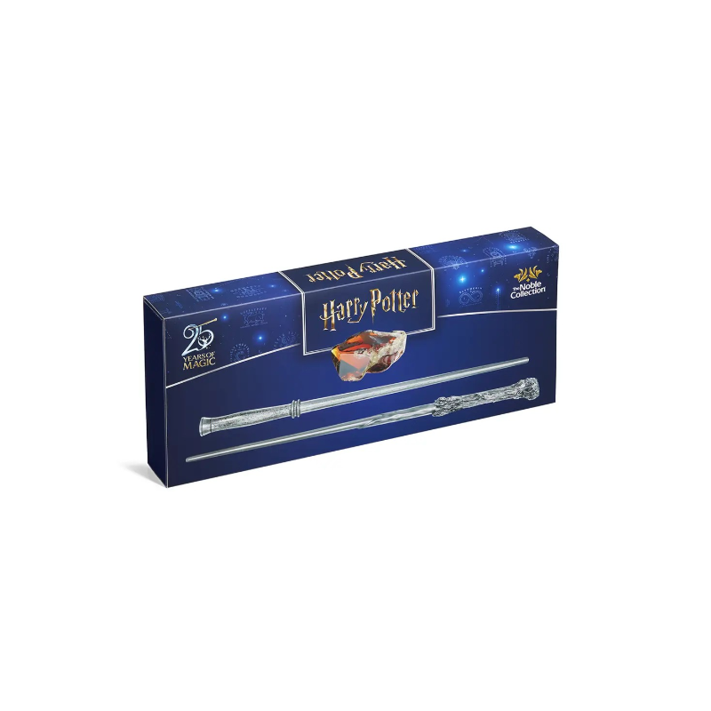 HARRY POTTER -Coffret Anniversaire - Pierre Philosophale & 2 Baguettes