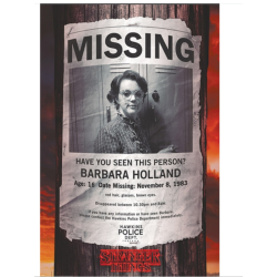 POSTER STRANGER THINGS BARB...