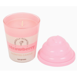 Bougie parfumée à la glace à la fraise