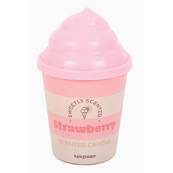 Bougie parfumée à la glace...
