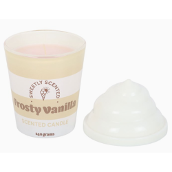 Bougie parfumée à la glace vanille givrée